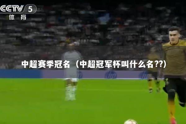 中超赛季冠名（中超冠军杯叫什么名??）