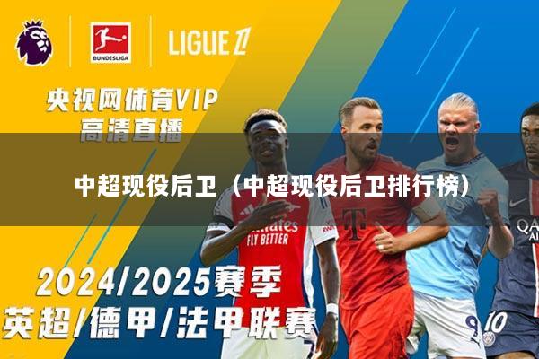 中超现役后卫（中超现役后卫排行榜）